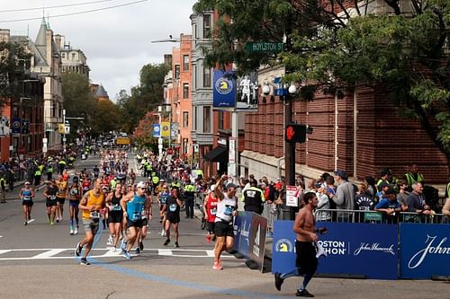 Nitendra Singh Rawat took part in the 125th edition of the Boston Marathon.