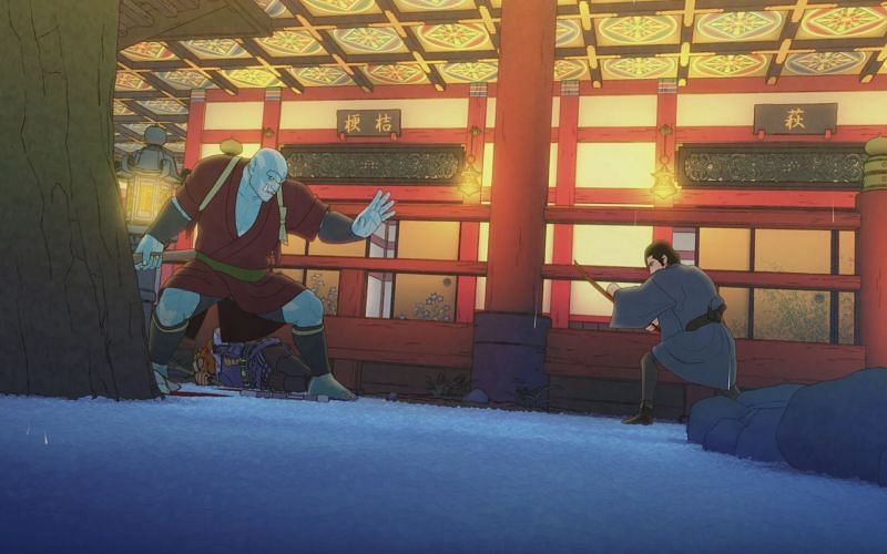 Netflix&#039;s anime film Bright: Samurai Soul (Image via Netflix)