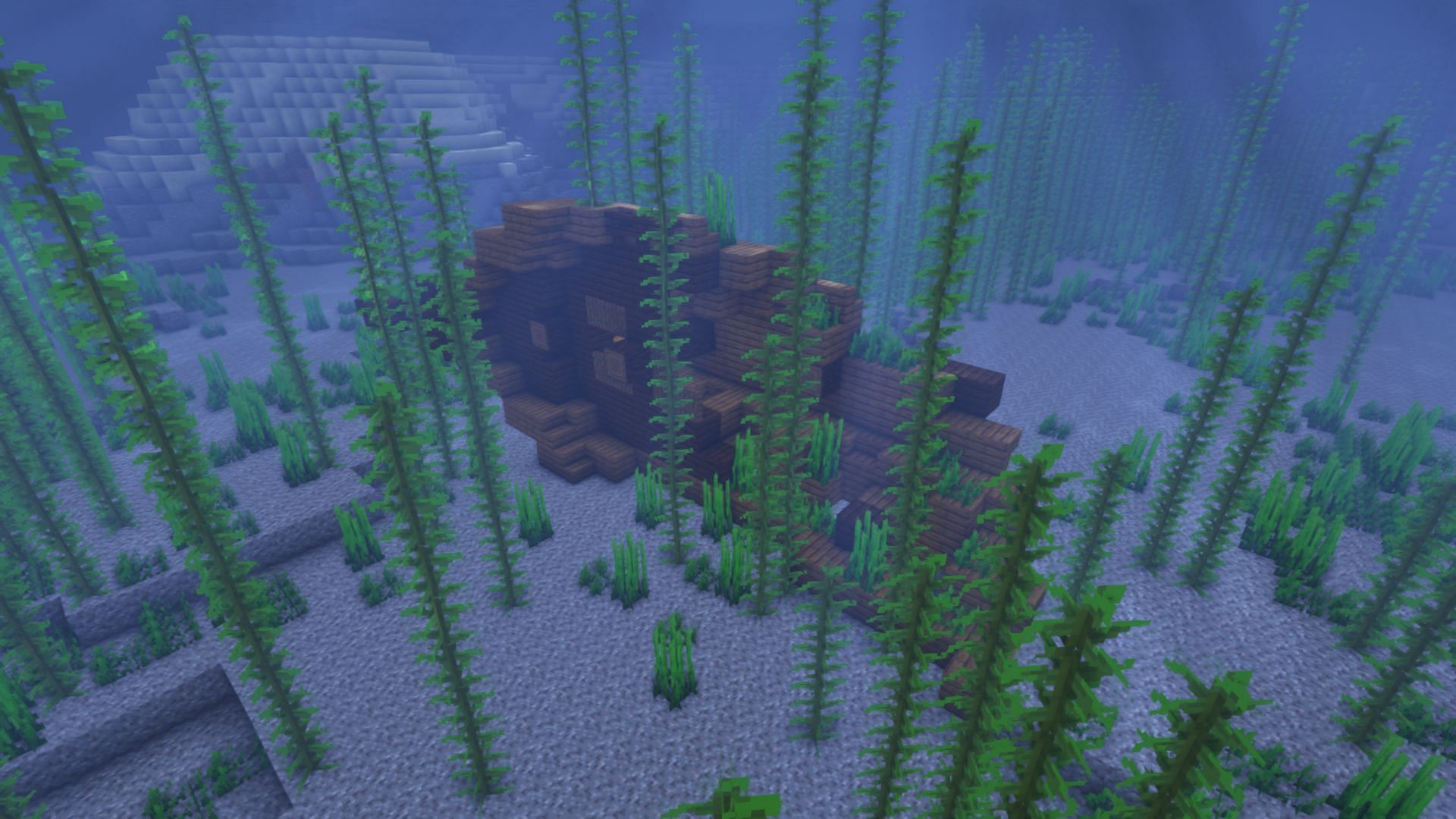 A shipwreck (Image via Minecraft)
