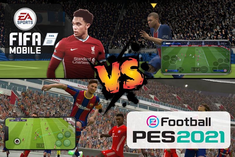 Which mobile game is better, FIFA Mobile 22 or eFootball PES 2021? - Quora