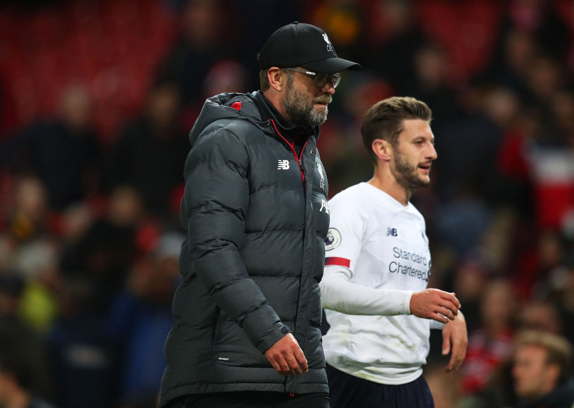 Adam Lallana played under Jurgen Klopp at Liverpool between 2015 and 2020.