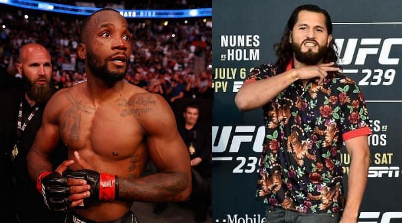 Leon Edwards (left) and Jorge Masvidal (right)