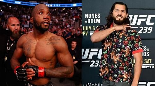 Leon Edwards (left) and Jorge Masvidal (right)