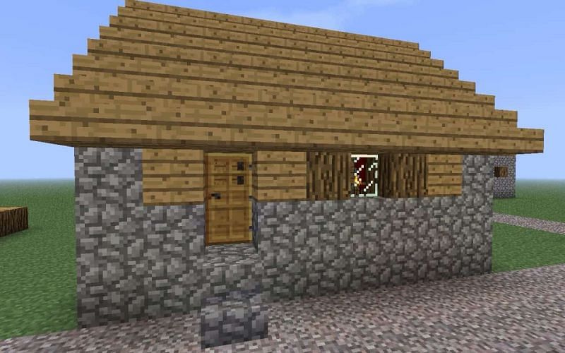 Setblock commands can be used to completely change the makeup of a build. (Image via Mojang)