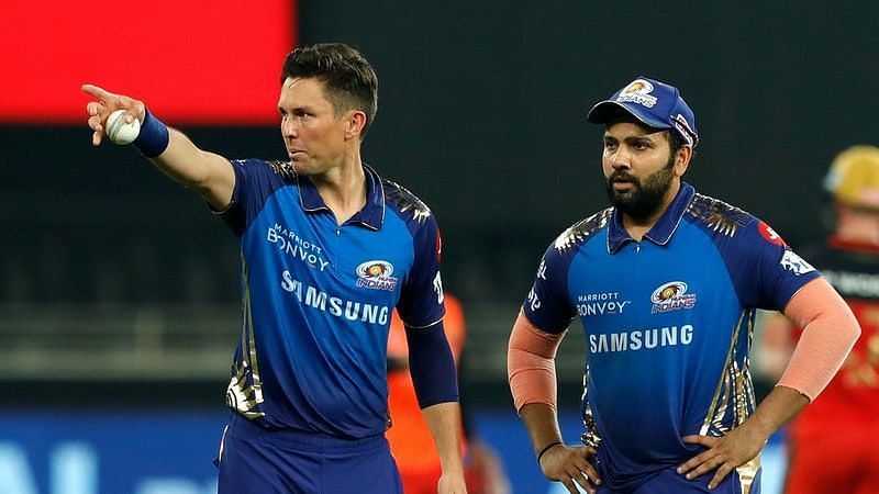 The Rohit vs Boult duel can play a decisive factor in Sunday&#039;s India-New Zealand  contest. Picture Courtesy - iplt20.com