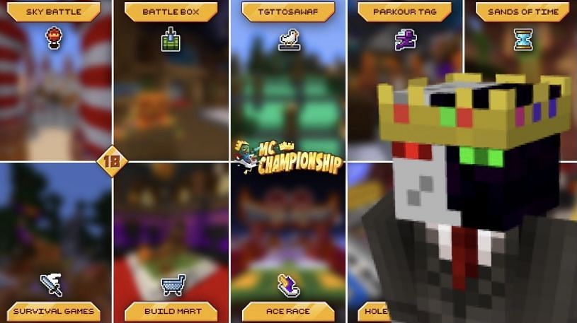 Minecraft Championship 18 reveals another fall-themed addition to this event (Image via MCChampionships_ on Twitter)