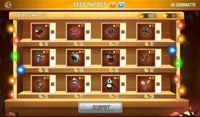 Users need to select the pets (Image via Free Fire)