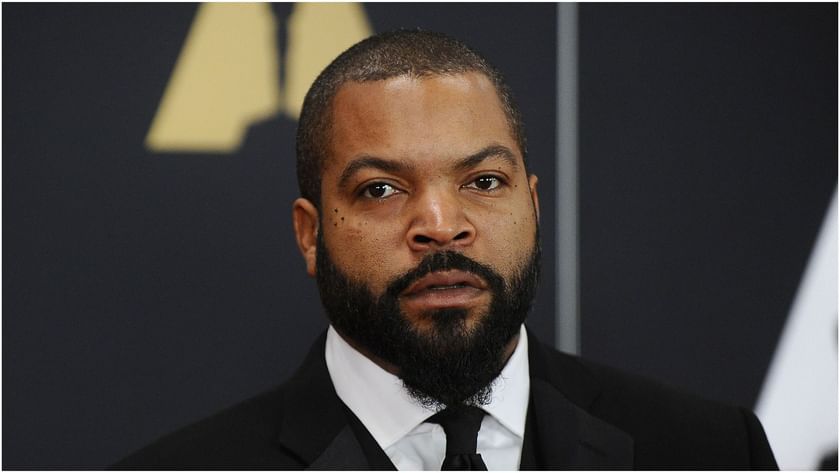 Ice Cube on a movie set