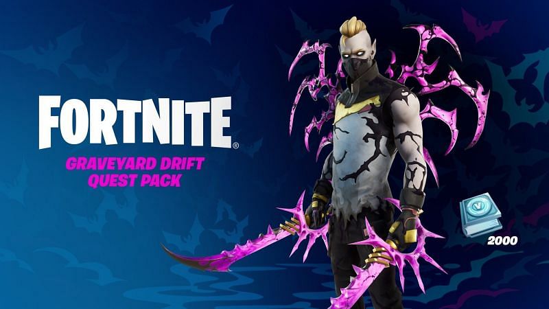 The new Fortnite Graveyard Drift Bundle is coming to Fortnite Season 8 (Image via Epic Games)