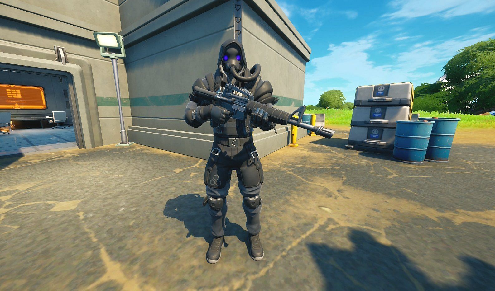 Data miners have revealed the possibility of an unmasked Fortnite IO Guard to arrive in the game (Image via Hypex/Twitter)