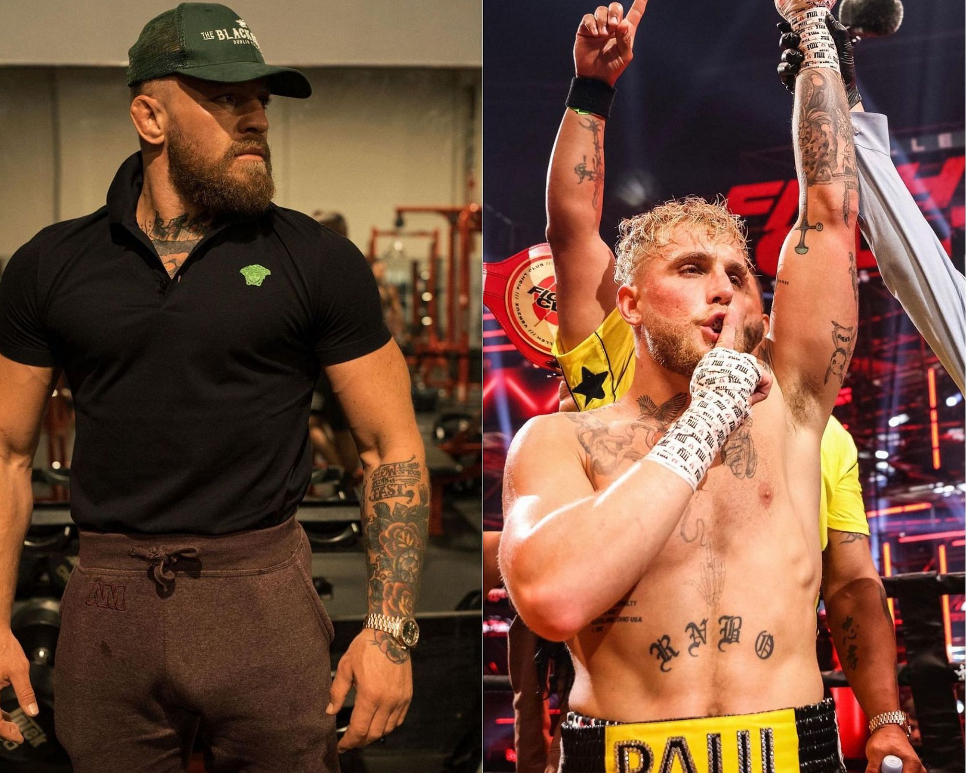 McGregor (left) and Paul (right) [ Image credits: @thenotoriousmma and @jakepaul on Instagram]