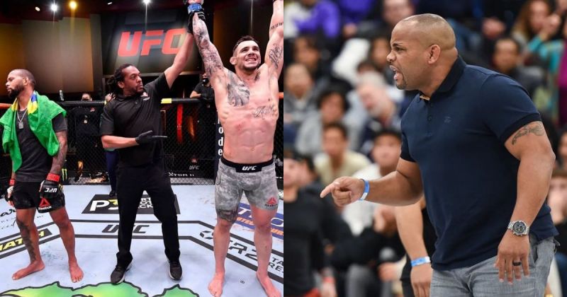 Thiago Santos and Aleksandar Rakic (left), Daniel Cormier (right) [Images Courtesy: @rakic_ufc and @dc_mma on Instagram]