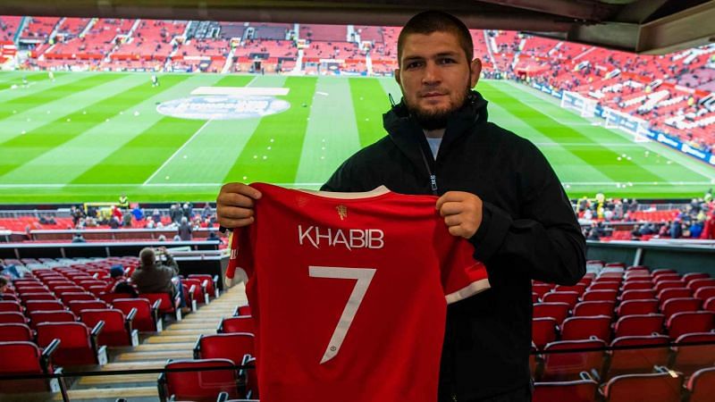 Khabib Nurmagomedov was recently at Old Trafford to watch Manchester United play in the Premier League