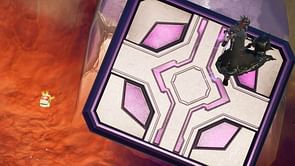 Where to find an alien jump pad at an alien crash site in Fortnite Season 8