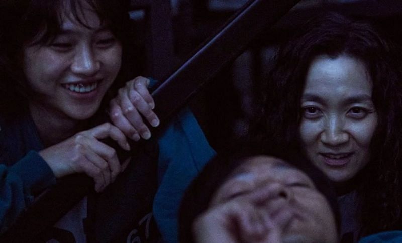 Squid Game actors Jung Ho Yeon, Kim Joo Ryung and Park Hae Soo (Image via Instagram/@theswoonnetflix)