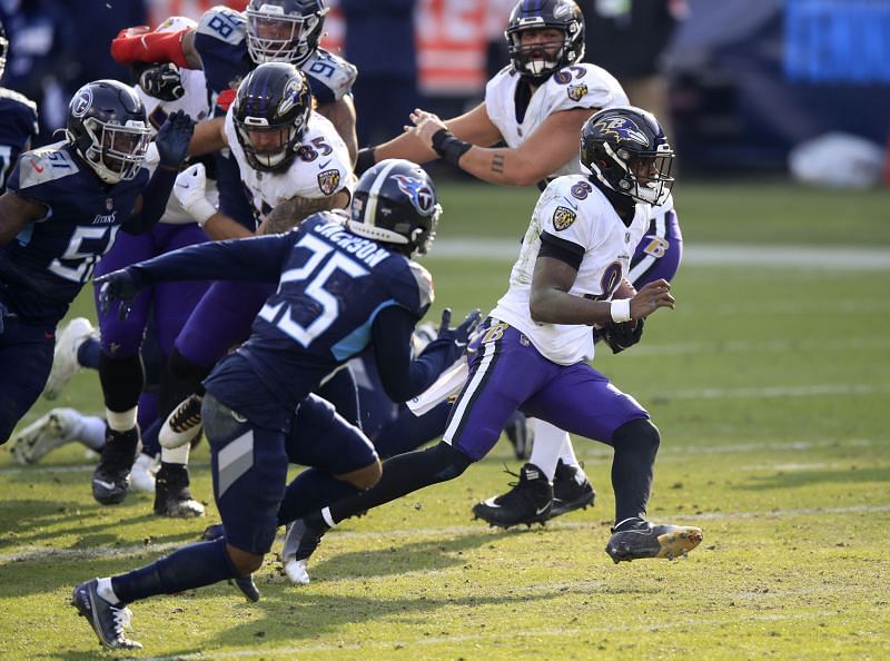 Wild Card Round - Baltimore Ravens v Tennessee Titans