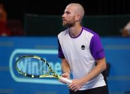 Adrian Mannarino at the Kremlin Cup.