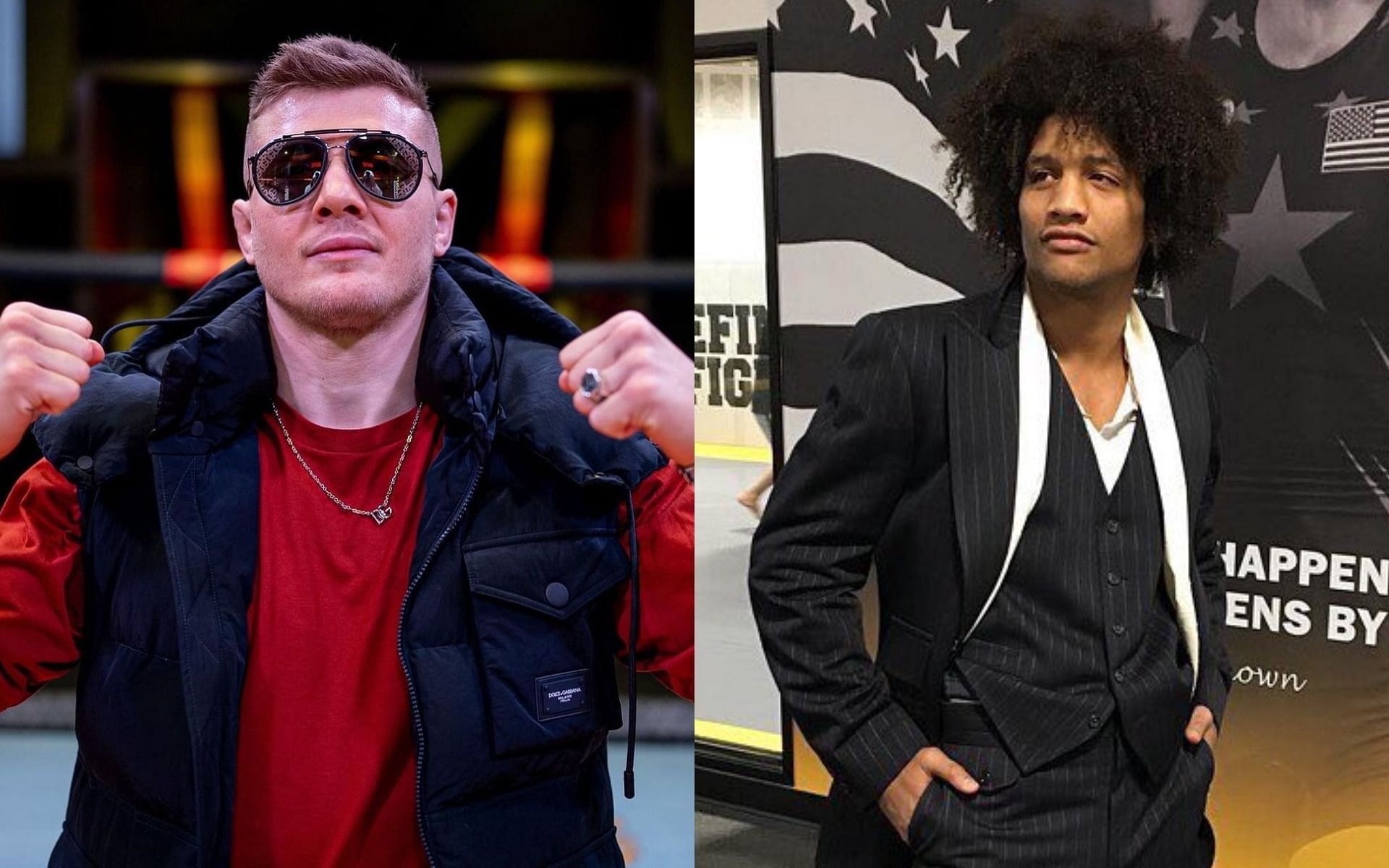 Marvin Vettori (left), Alex Caceres (right) [Images Courtesy: @marvinvettori @i_am_here_now_alex on Instagram]
