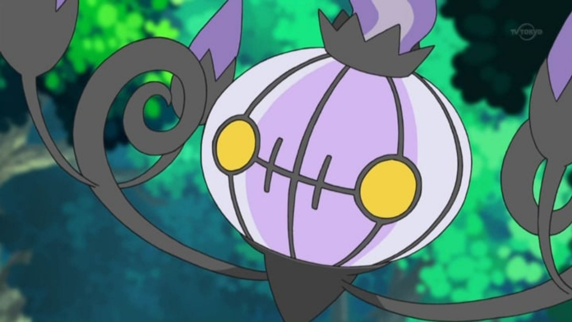 Chandelure as it appears in the anime (Image via The Pokemon Company)