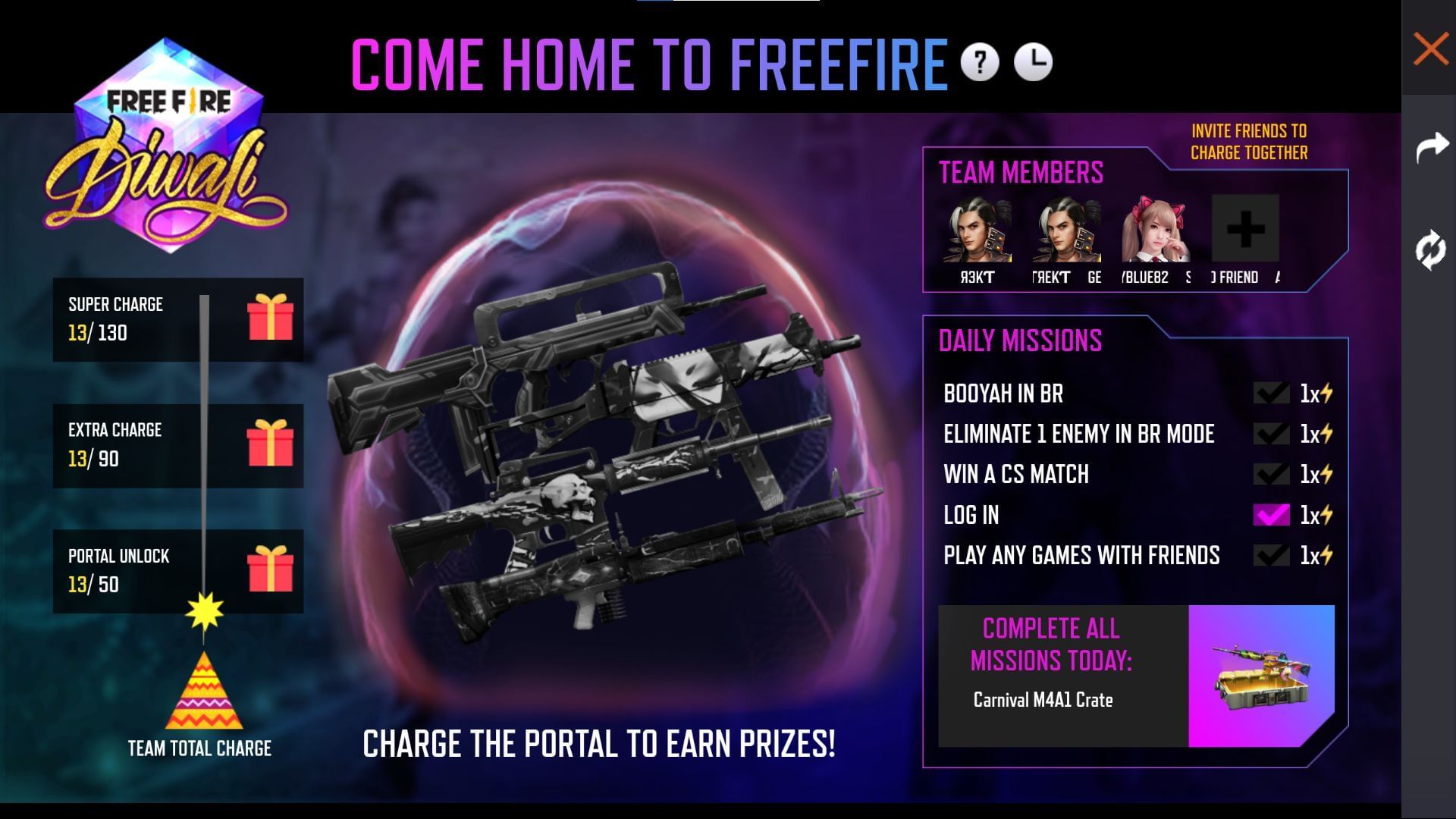 This event will provide players with several rewards (Image via Free Fire)