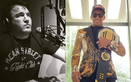 Chael Sonnen (left), Charles Oliveira (right) [Images Courtesy: @sonnench charlesdobronxs on Instagram]