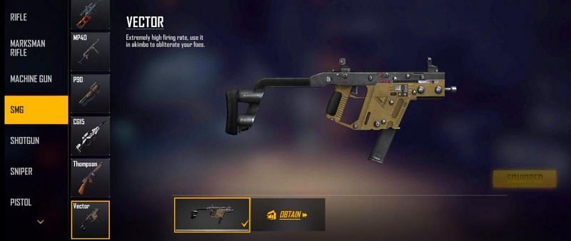 Vector (Image via Free Fire MAX)