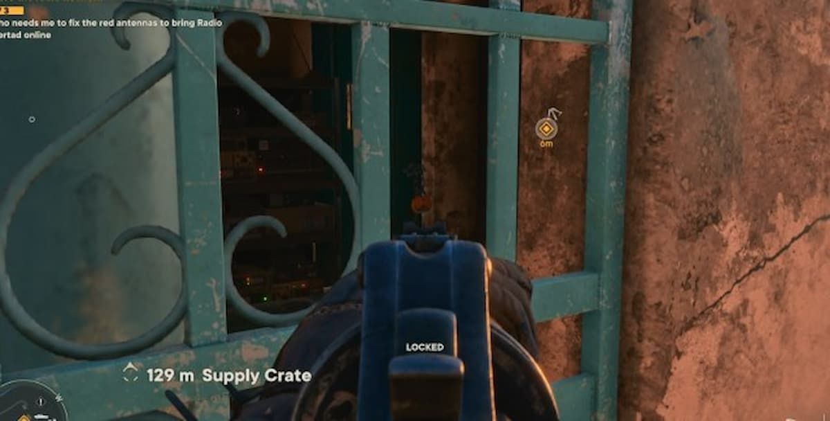 The green door lock in Far Cry 6 (Image via Ubisoft)