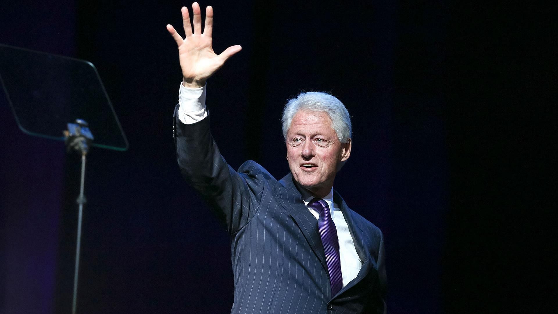Former US President Bill Clinton was admitted to a hospital for a urinary tract infection (Image via Getty Images)