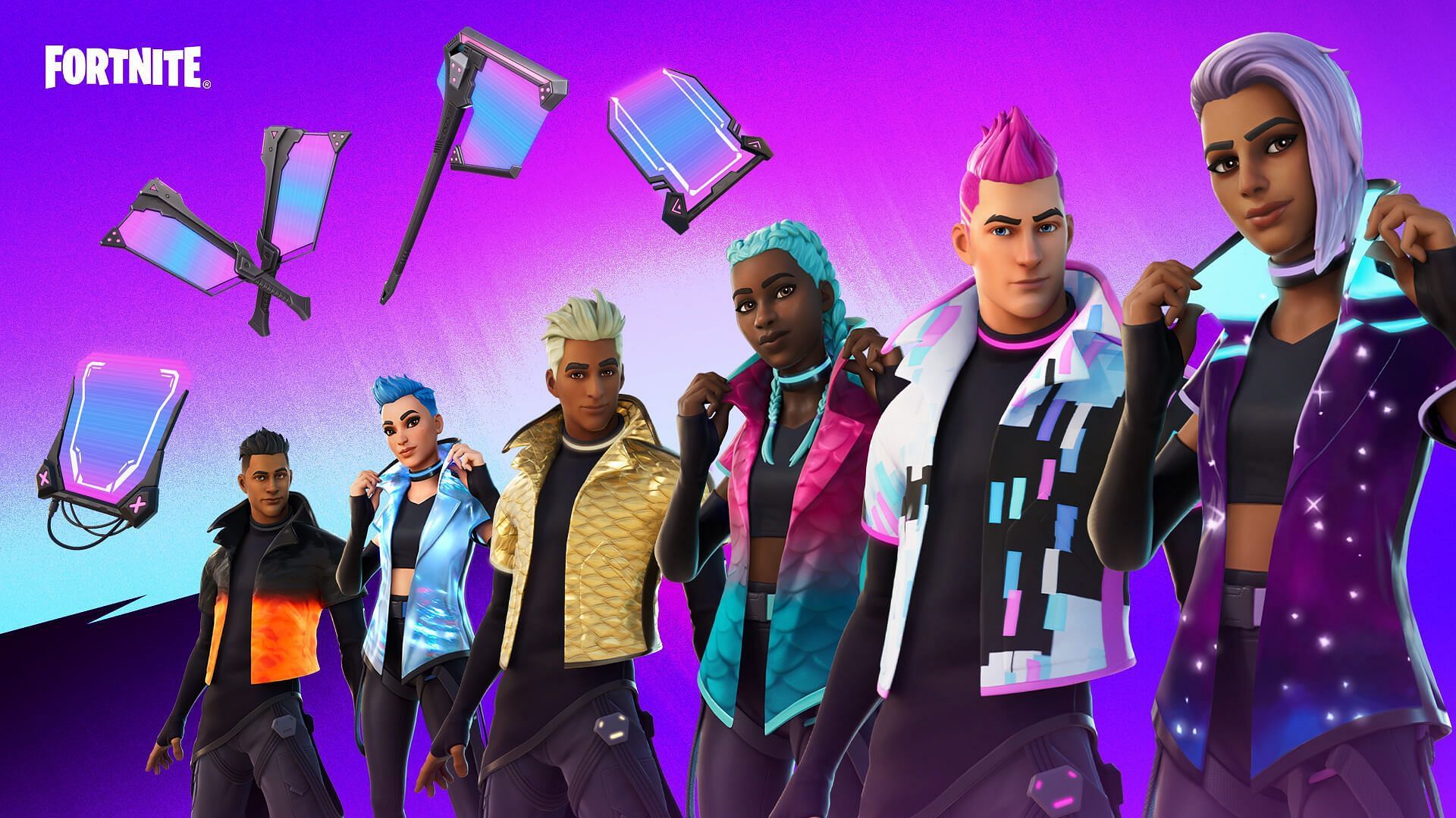 Fortnite has several customizable skins that can work well with this wrap (Image via Epic Games)