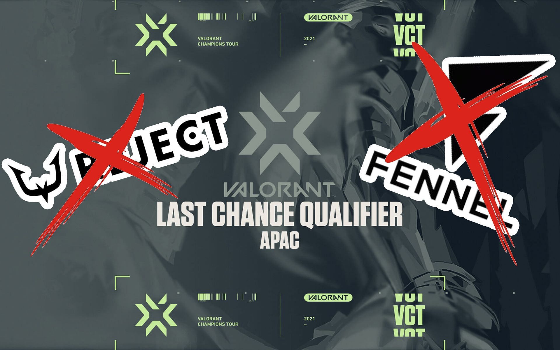 REJECT AND FENNEL gets eliminated in the Valorant Champions Tour APAC LCQ (Image by Sportskeeda)