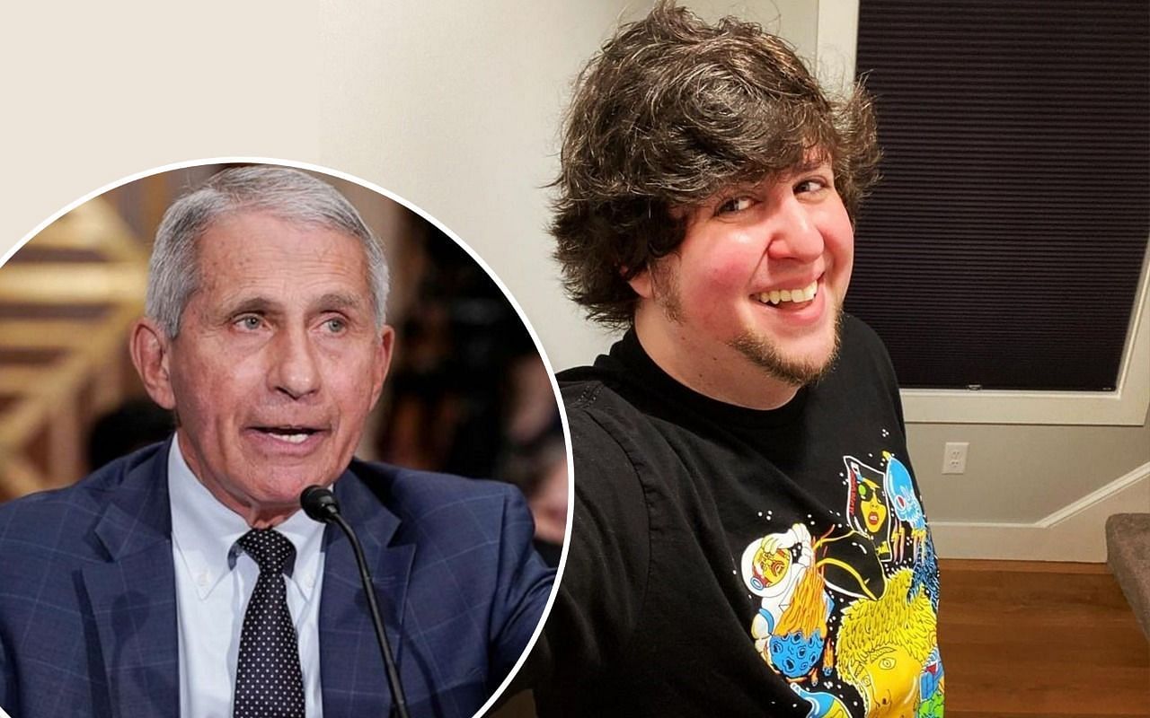JonTron endlessly takes digs at Dr. Anthony Fauci on Twitter (Image via Getty Images and Instagram/ jontronshow)
