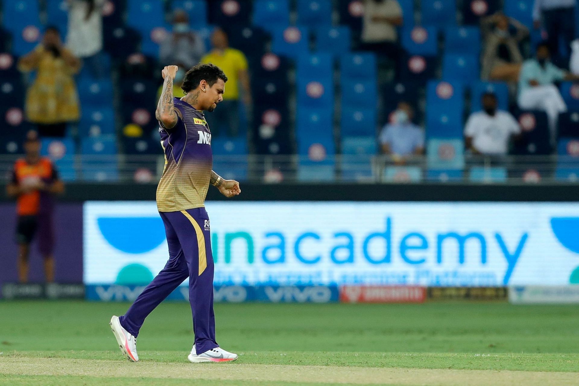 Sunil Narine took two wickets in the IPL 2021 Final (Image Courtesy: IPLT20.com)