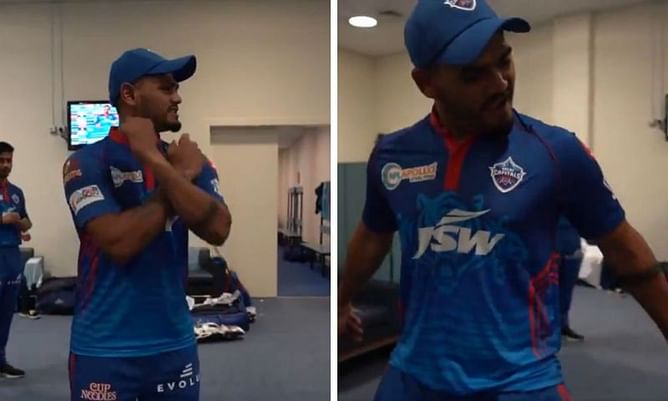 IPL 2021: [Watch] - Ripal Patel celebrates DC's victory over CSK by imitating Cristiano Ronaldo
