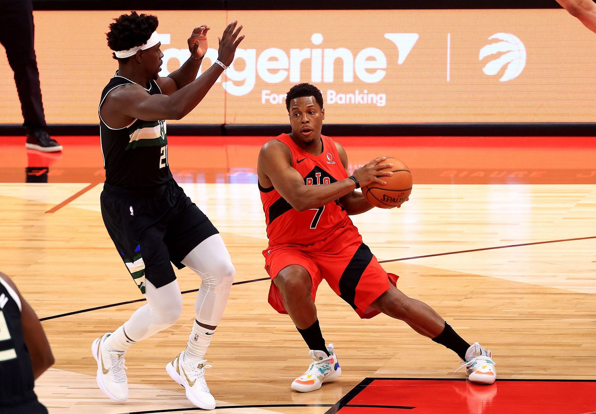 Kyle Lowry and Jrue Holiday are two of the best point guards aged 30 or over in the NBA&#039;s Eastern Conference