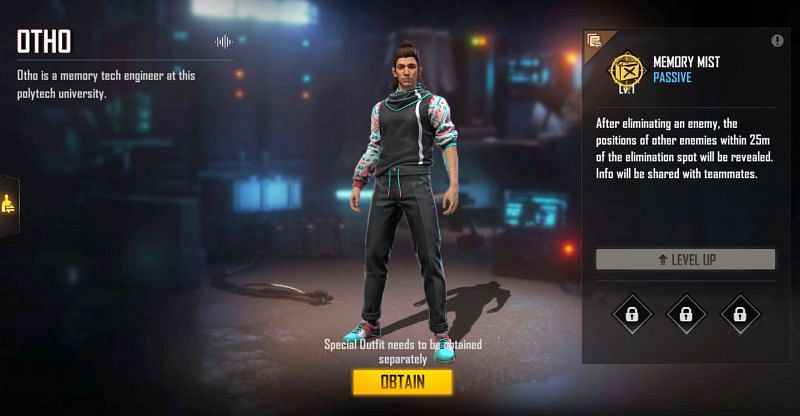 otho character ability in free fire