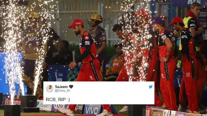 "Agle saal cup namde!"- Twitterati trolls RCB after loss against KKR