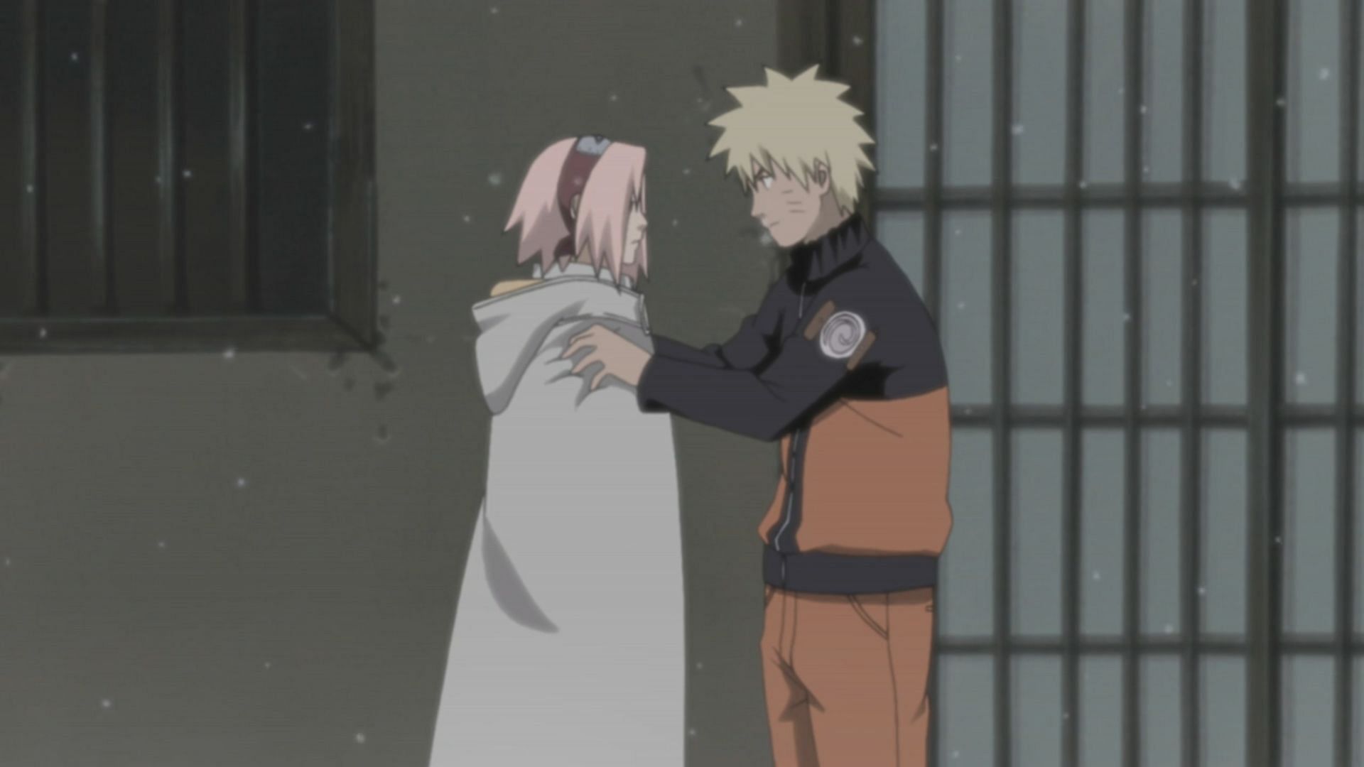 Sakura goes to stop Naruto from going after Sasuke (Image by naruto.fandom.com)