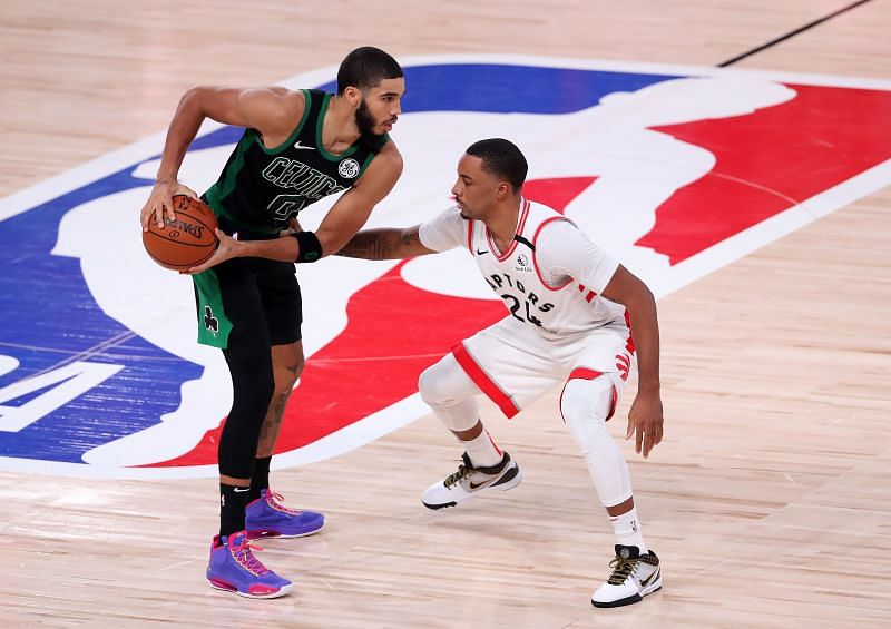 The Toronto Raptors will visit the Boston Celtics for a preseason game.