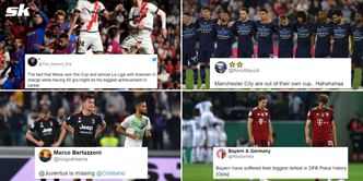 Twitter explodes as Barcelona, Manchester City, Juventus and Bayern Munich suffer shock defeats