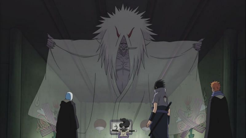 Orochimaru vs Sarutobi, Reanimation jutsu (Edo Tensei), Hiruzen's