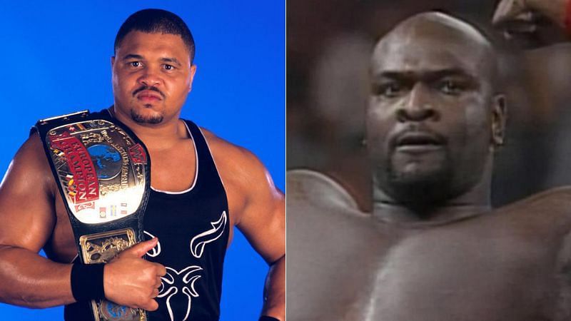 D&#039;Lo Brown (left); Ahmed Johnson (right)