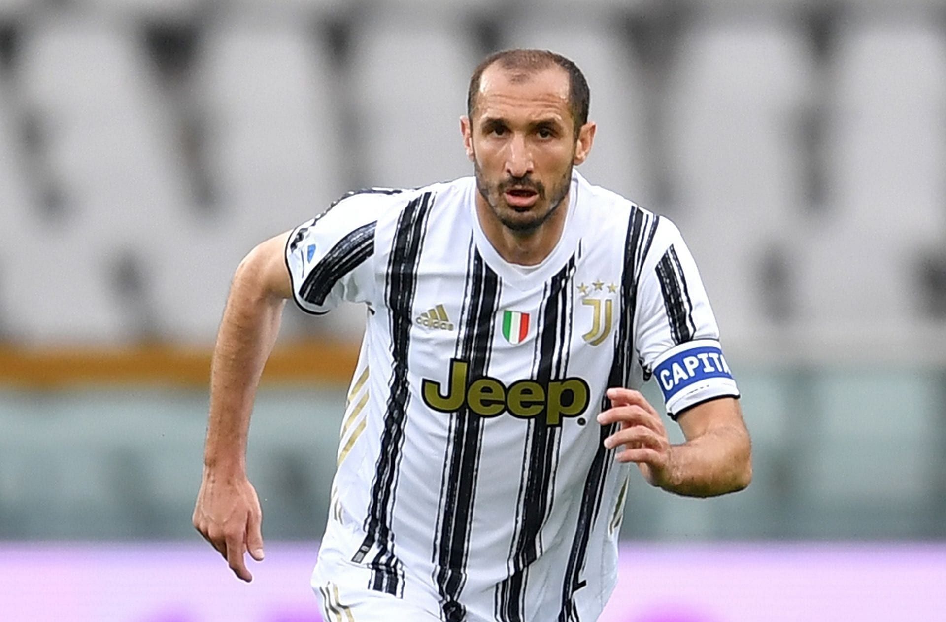 Chiellini is 37 but is still going strong.