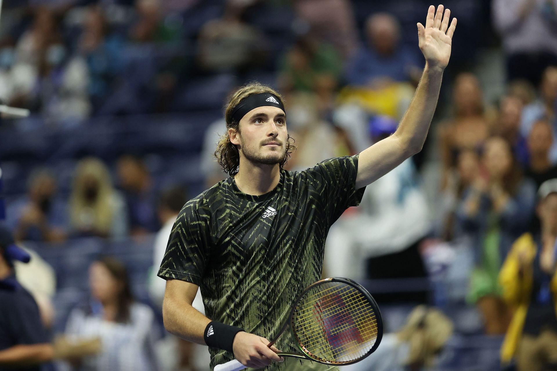 Stefanos Tsitsipas at the 2021 US Open.