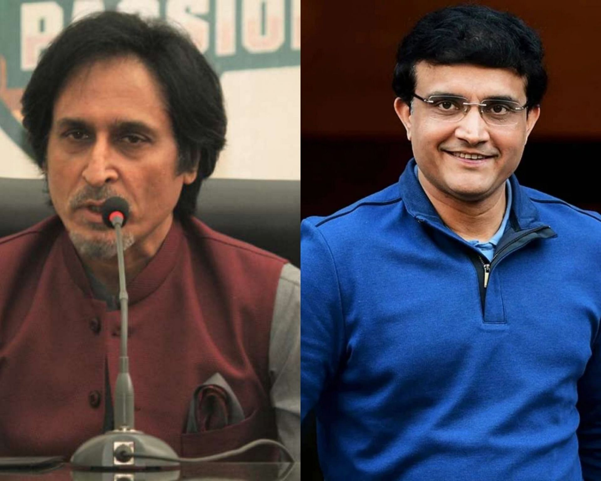Ramiz Raja (L) confirmed that he met Sourav Ganguly and Jay Shah on the sidelines of ACC meeting.