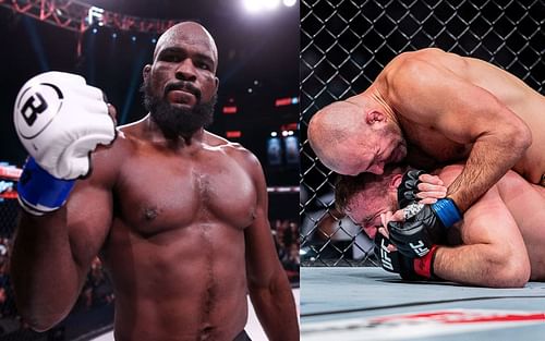 Corey Anderson (left) Jan Blachowicz & Glover Teixeira (right) [Images courtesy: @coreya_mma @ufc on Instagram]