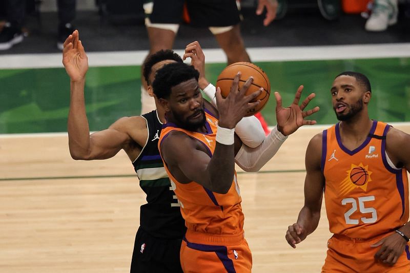 Deandre Ayton of the Phoenix Suns made his first trip to the NBA Finals in 2021