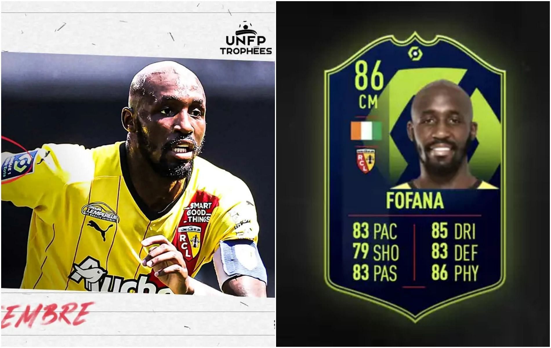 Fofana&#039;s POTM card is an absolute beast (Image by FIFA 22)