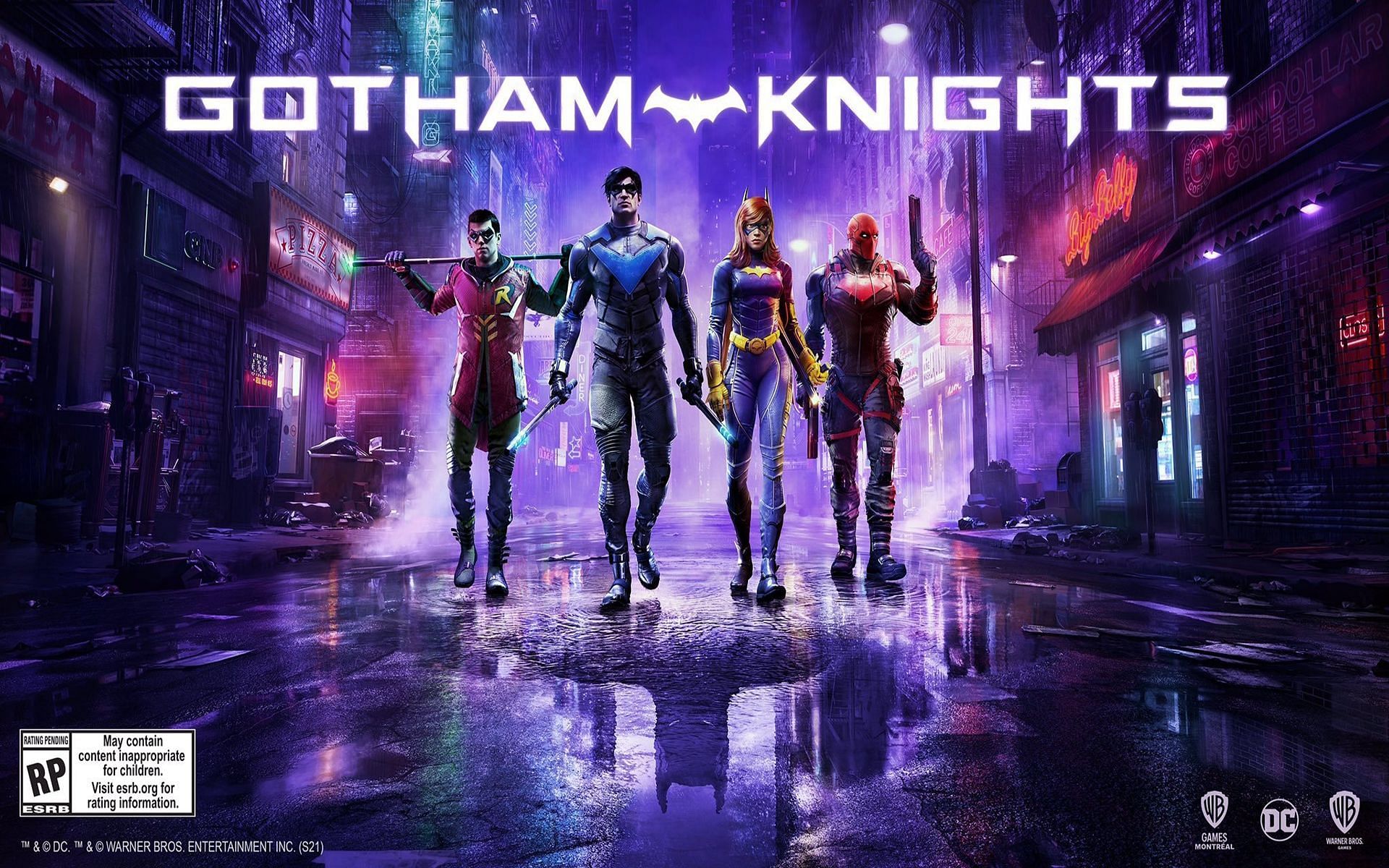 All four Gotham Knights (Image by Warner Bros)