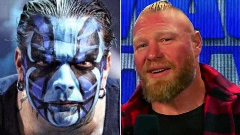 Find out more about Brock Lesnar&#039;s backstage segment with Jeff Hardy on SmackDown