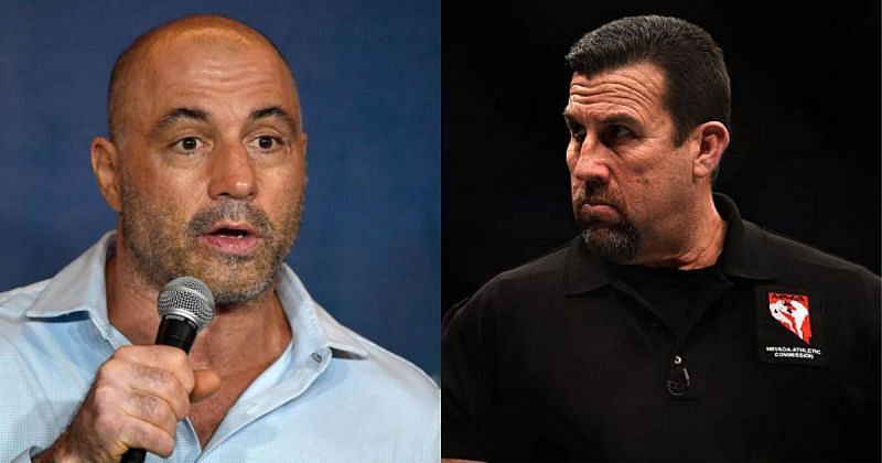 Joe Rogan (left); John McCarthy (right)